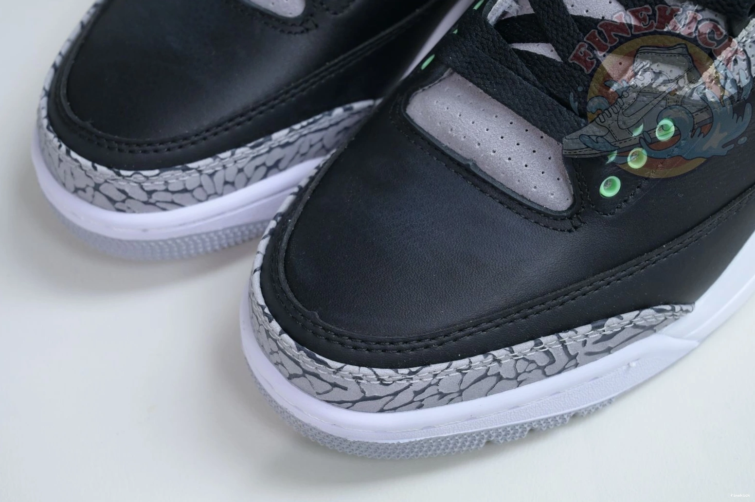 3 Jordan Air Green Glow 0226